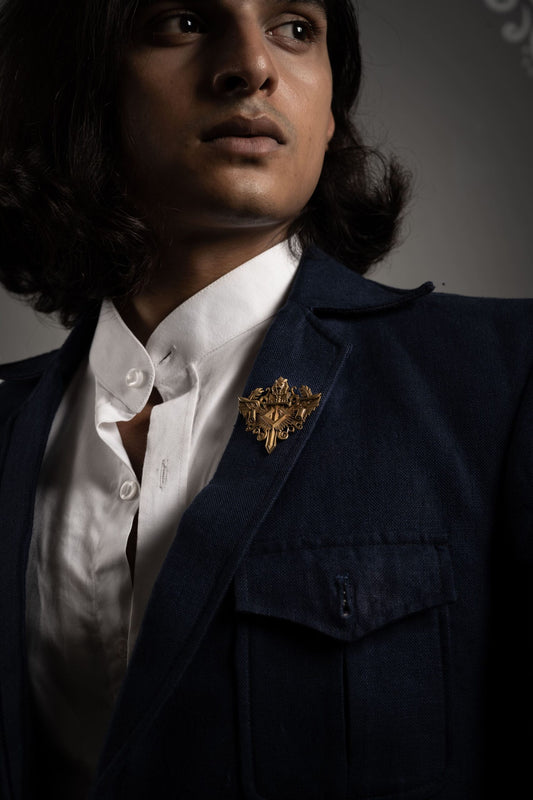 Knight Lion Brooch