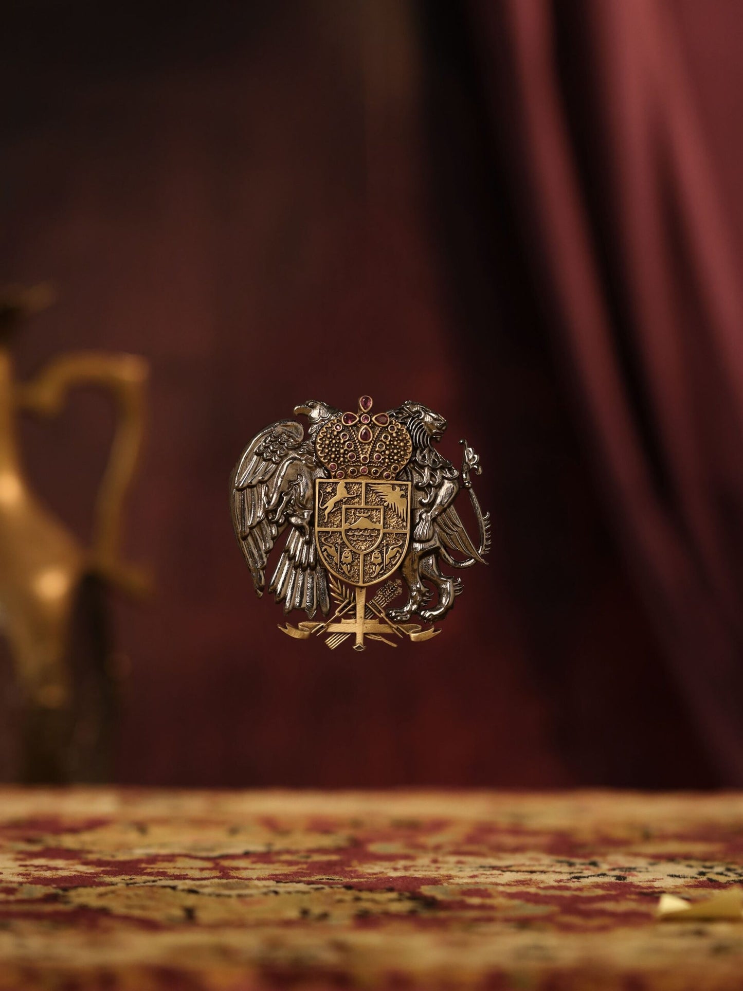 Power Eagle Brooch