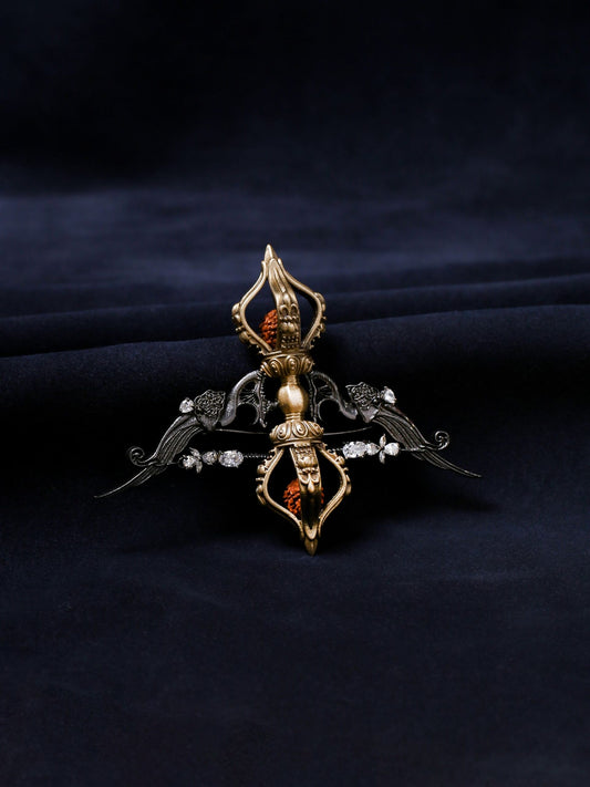 Royal Bow & Arrow Brooch