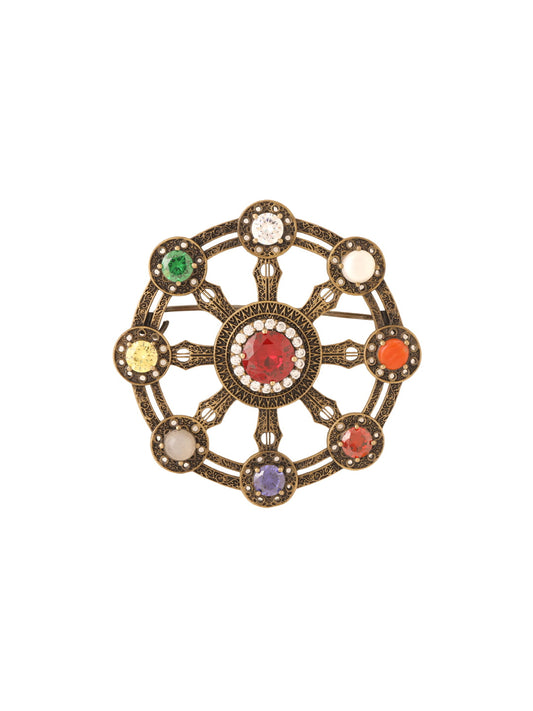 Wheel of Fortune Brooch