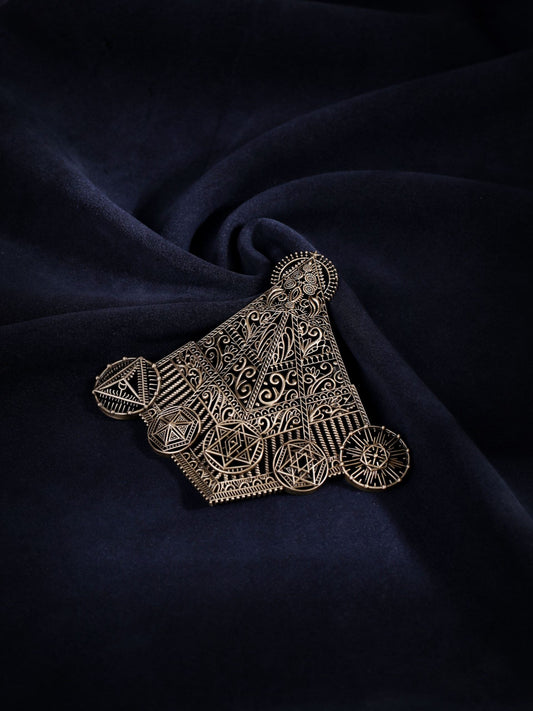 Filigree Antiquated Brooch