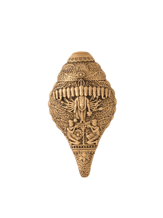 Embellished Shell Brooch