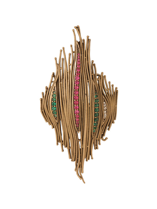 Triveni Sangam Brooch