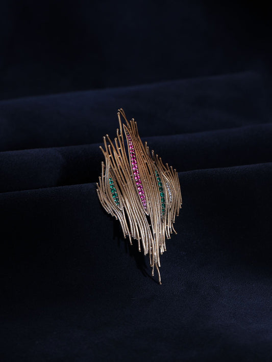 Triveni Sangam Brooch