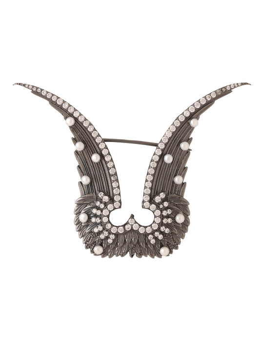 Inverted Garuda Brooch