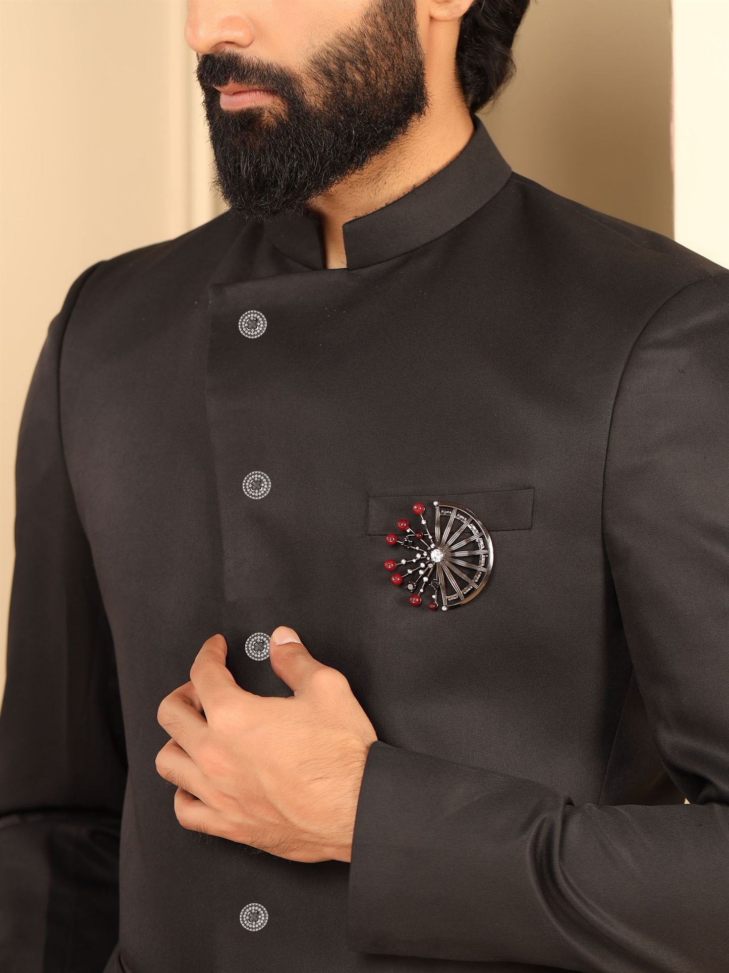 Mahabharata Themed Brooch