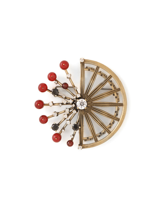 Mahabharata Themed Brooch