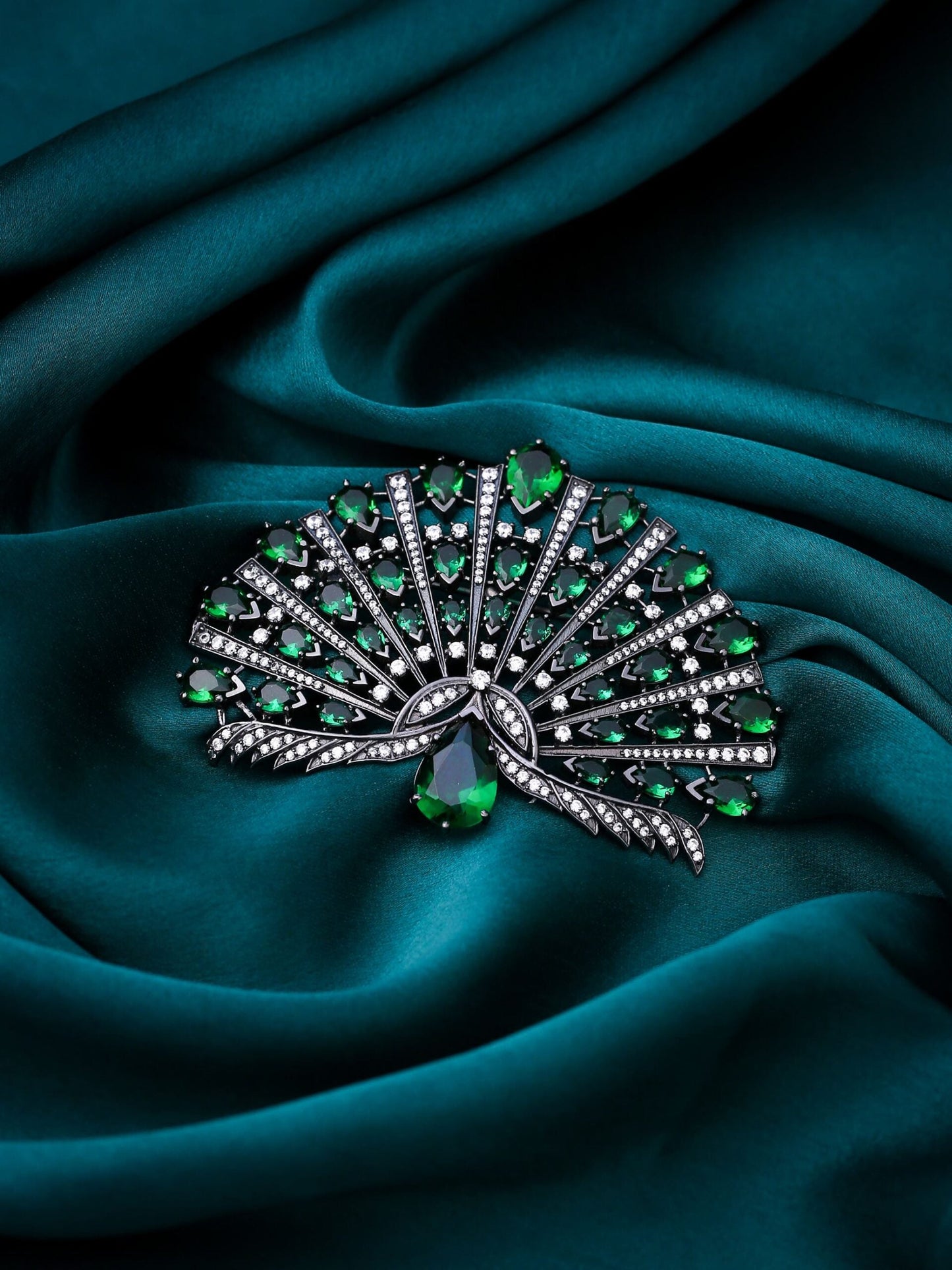 Mayur Pankh Brooch