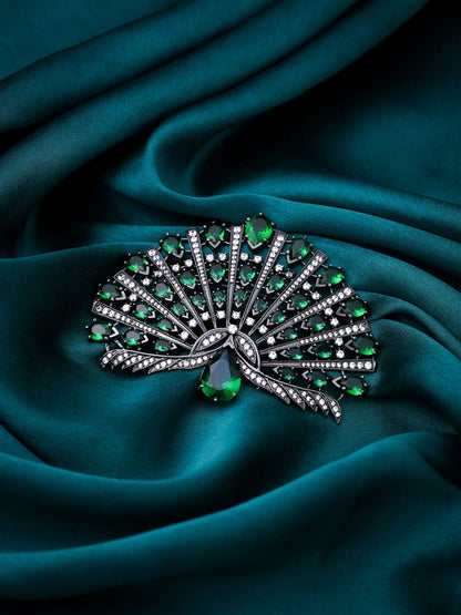 Mayur Pankh Brooch