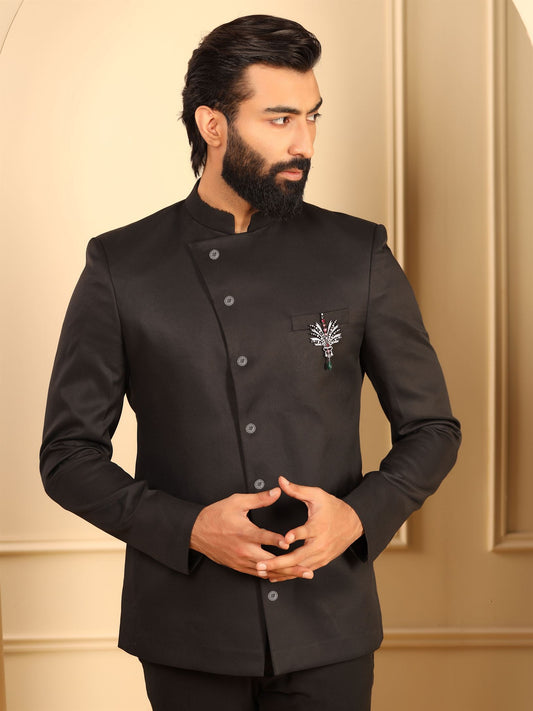 White Peacock Brooch