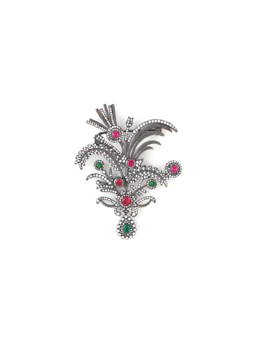 Peafowl Dance Brooch