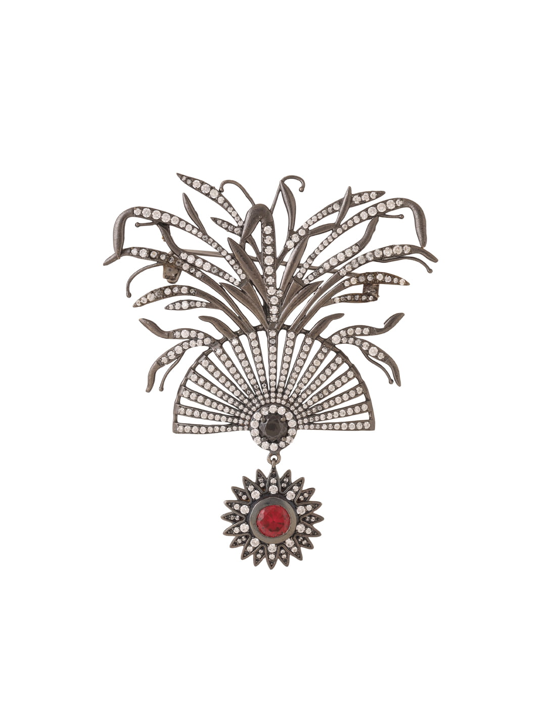 Mystic Red Pearl Brroch