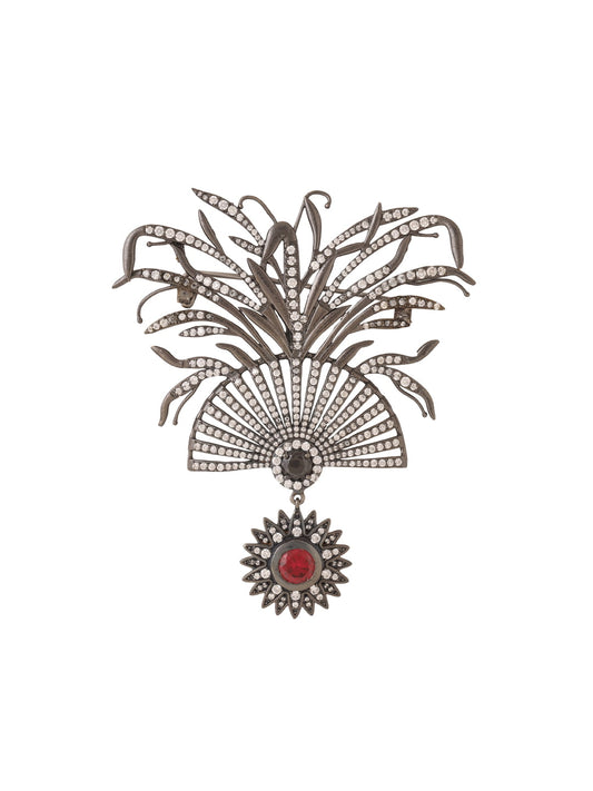 Mystic Red Pearl Brroch