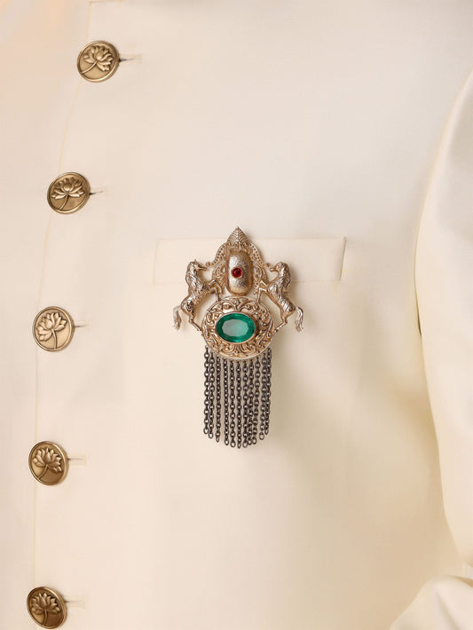 Sawaar-e-Noor Brooch