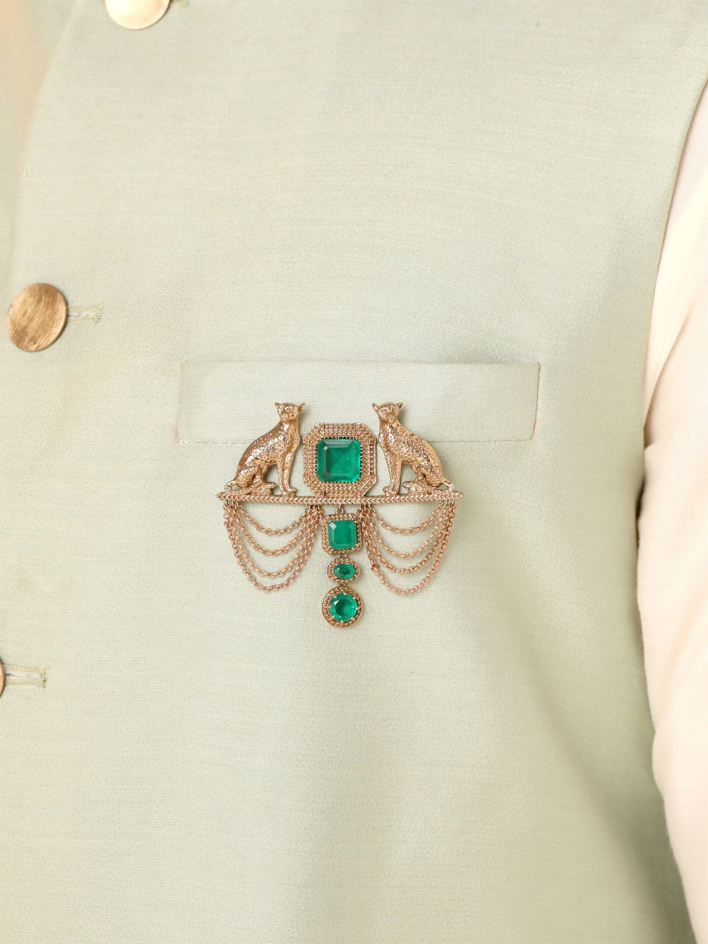 Shaandaar Cheetah Brooch