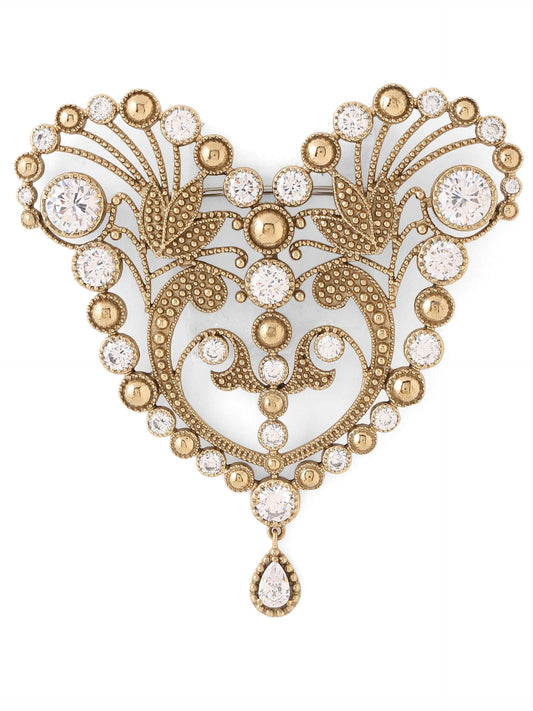 Victorian Heart Brooch