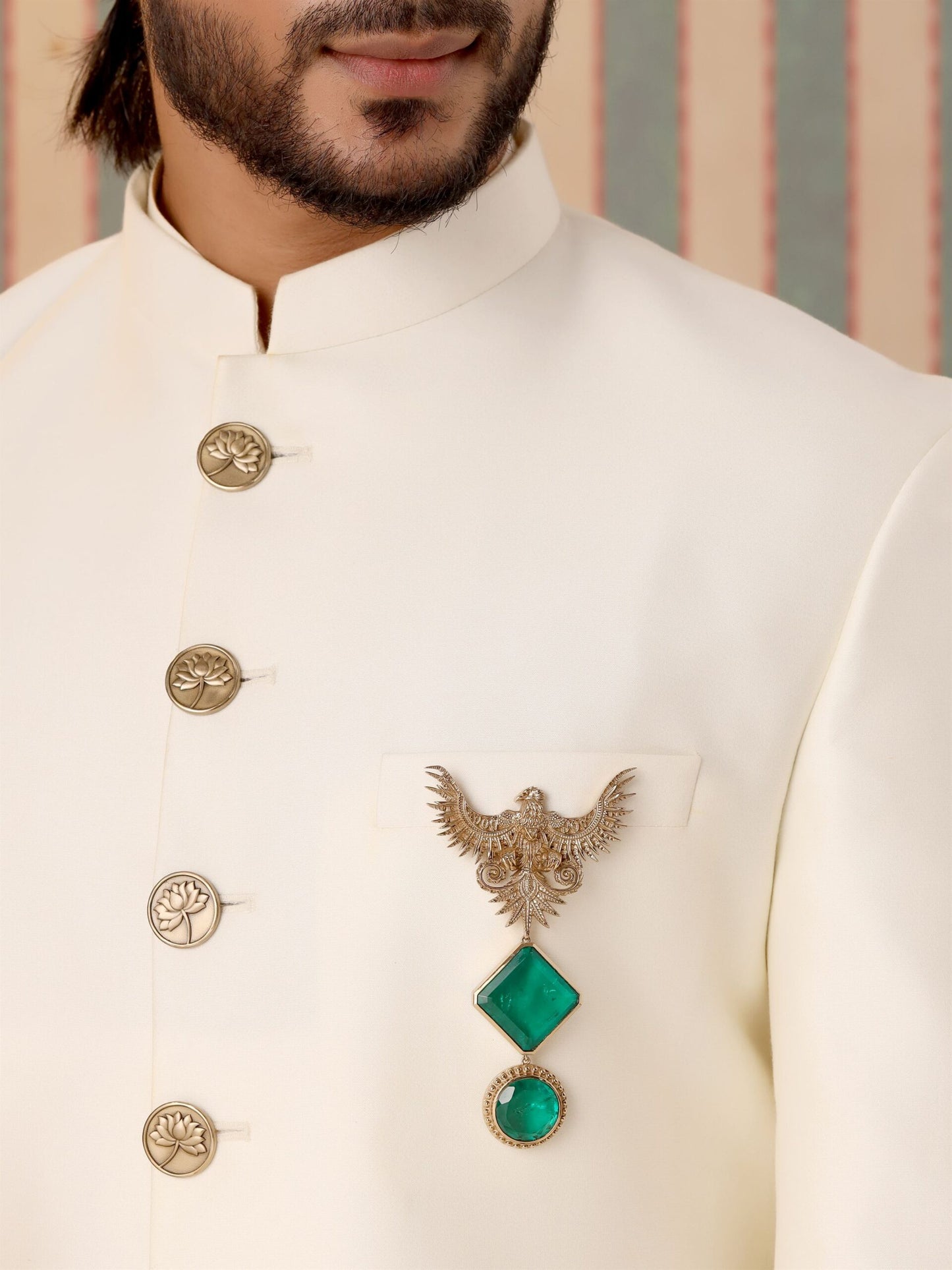 Jwala-e-Jung Brooch