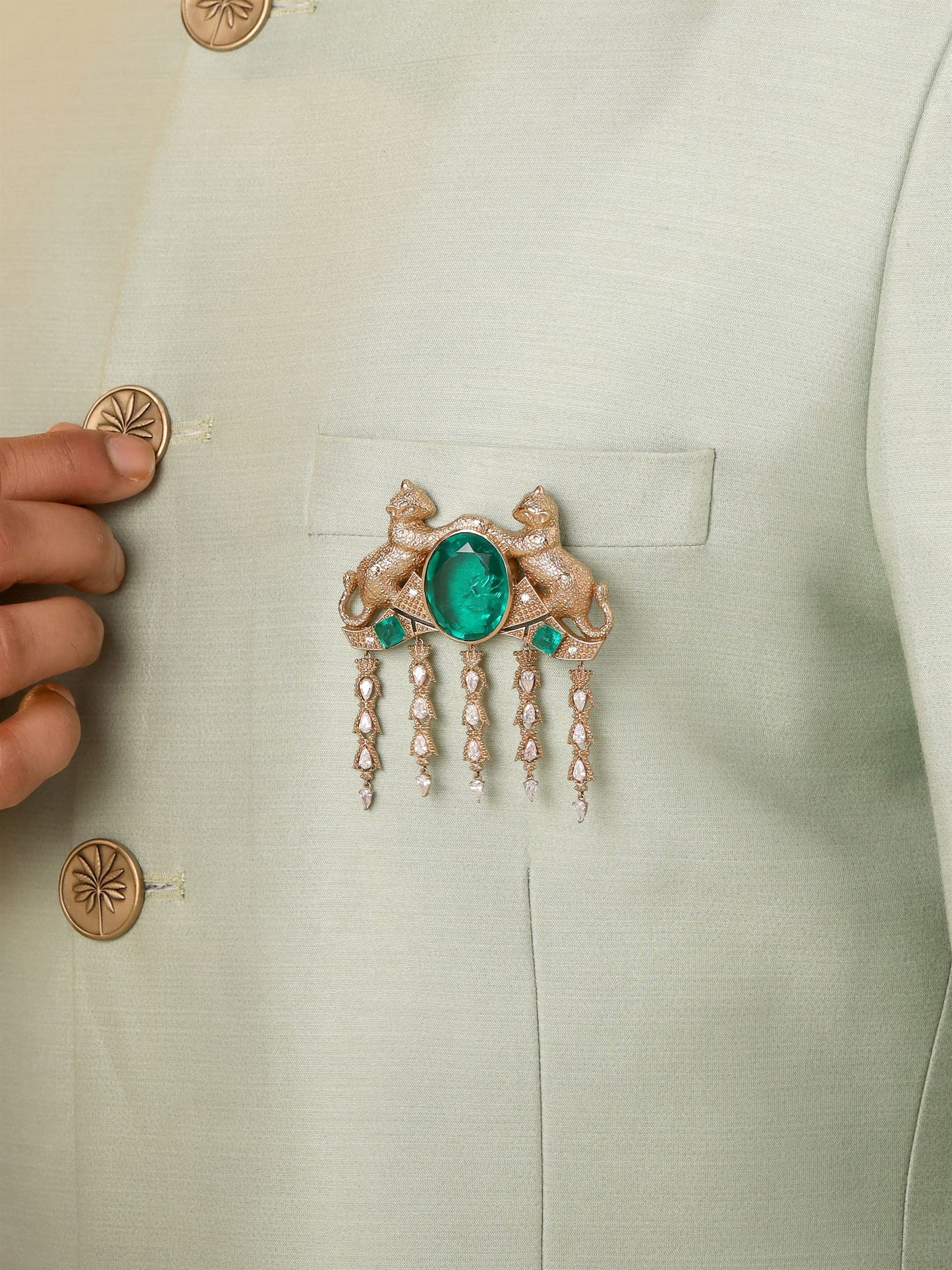 Tez Cheetah Brooch