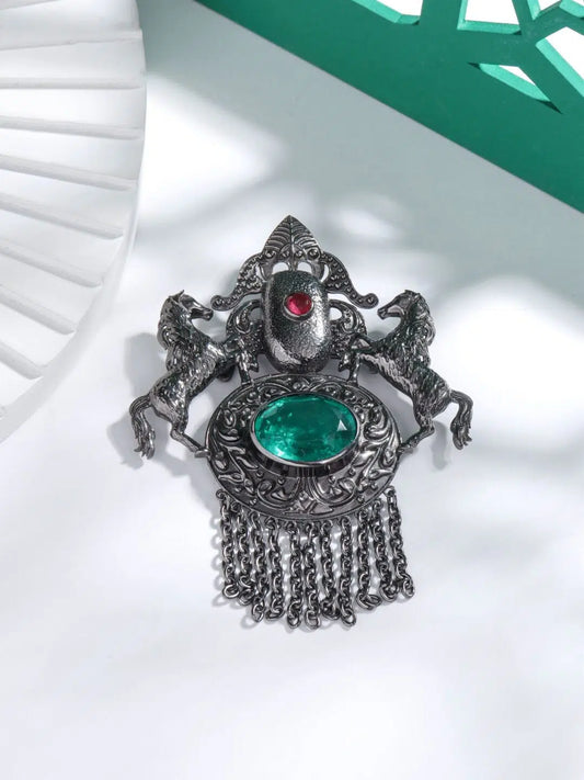 Sawaar-e-Noor Brooch