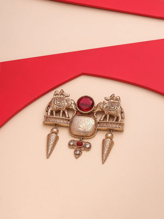 Jungi Haathi Brooch