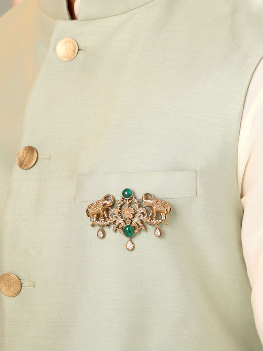 Shaahi Haathi Brooch