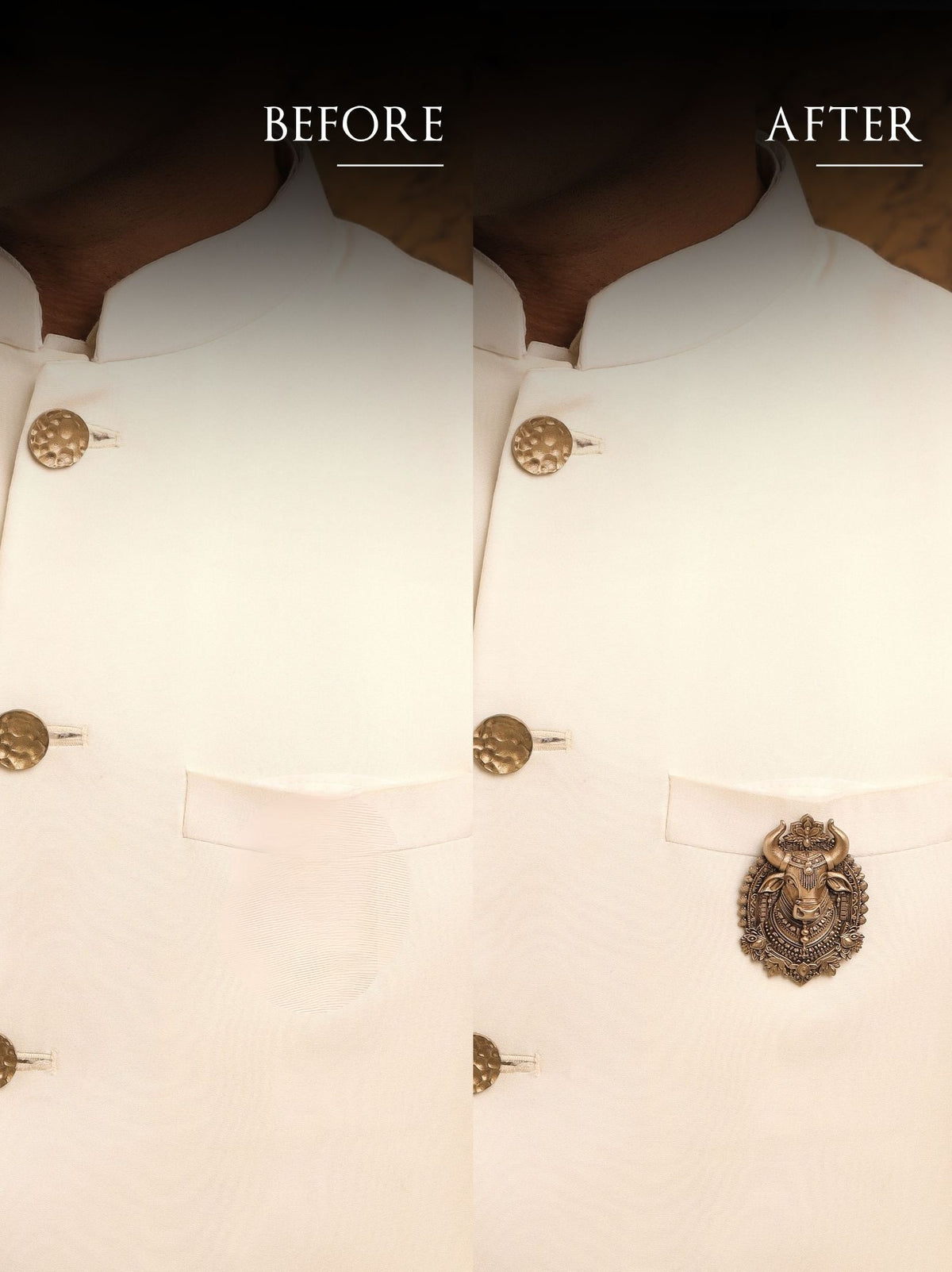Nandi Maharaj Brooch