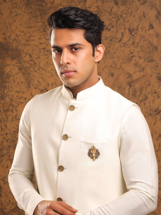 Shiva Trishul Brooch