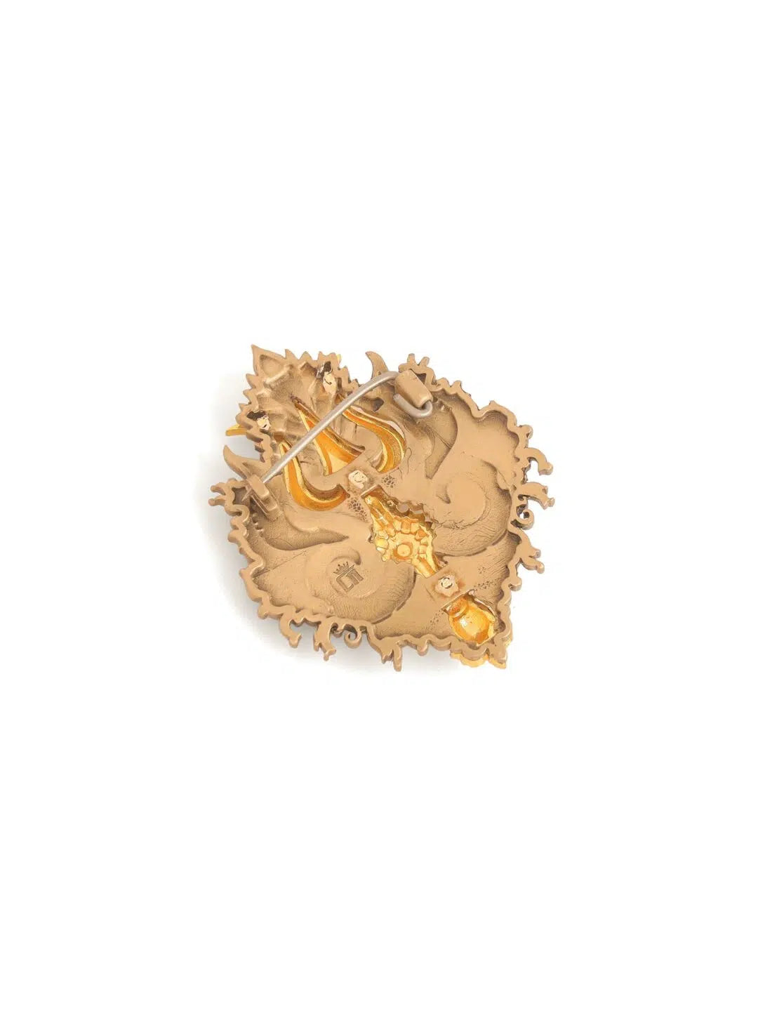 Shiva Trishul Brooch