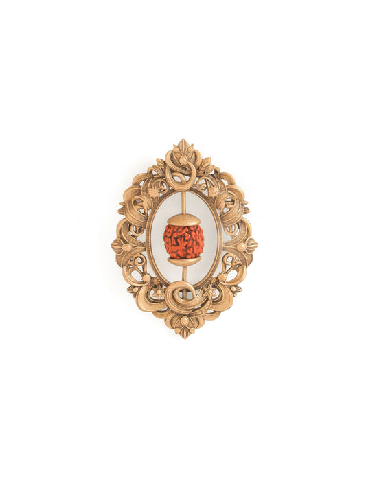 Rudraksha Brooch