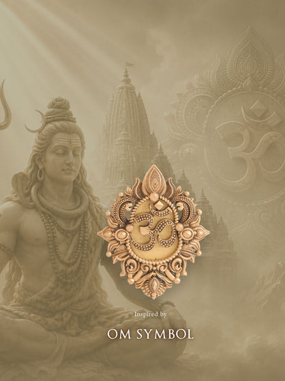 Om Namah Shivaye Brooch