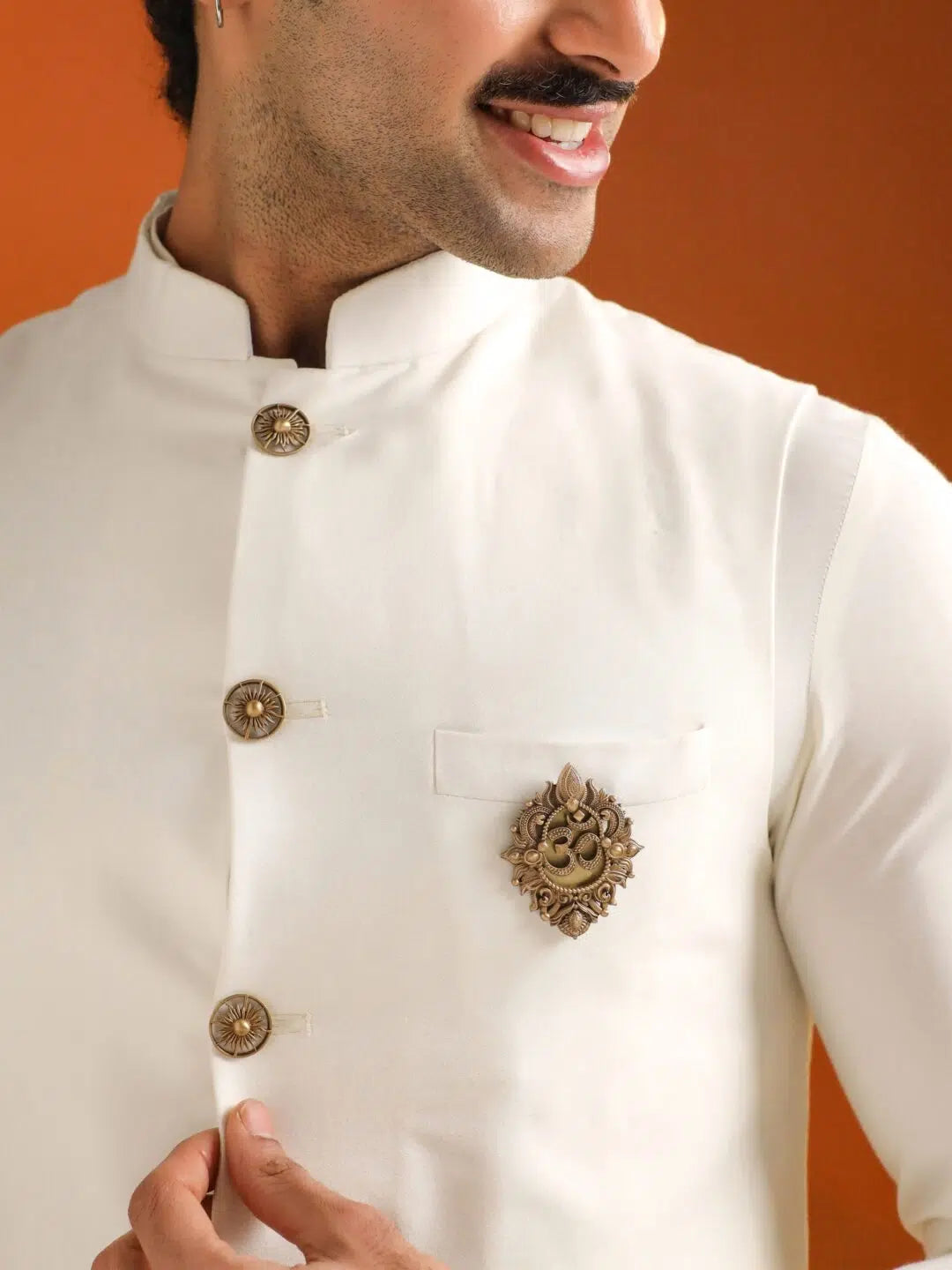 Om Namah Shivaye Brooch