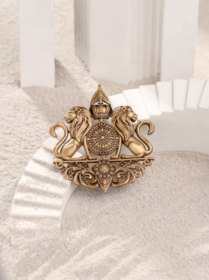 Lion Emblem Brooch