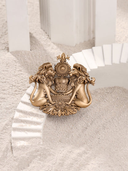 Dual Roar Brooch