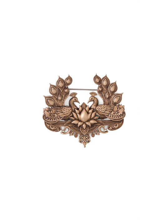 Precious Peacock Brooch