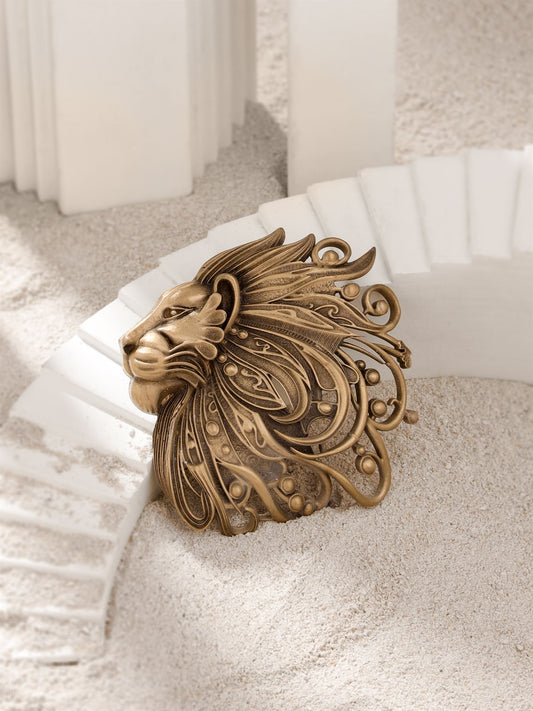 Superb Simba Brooch