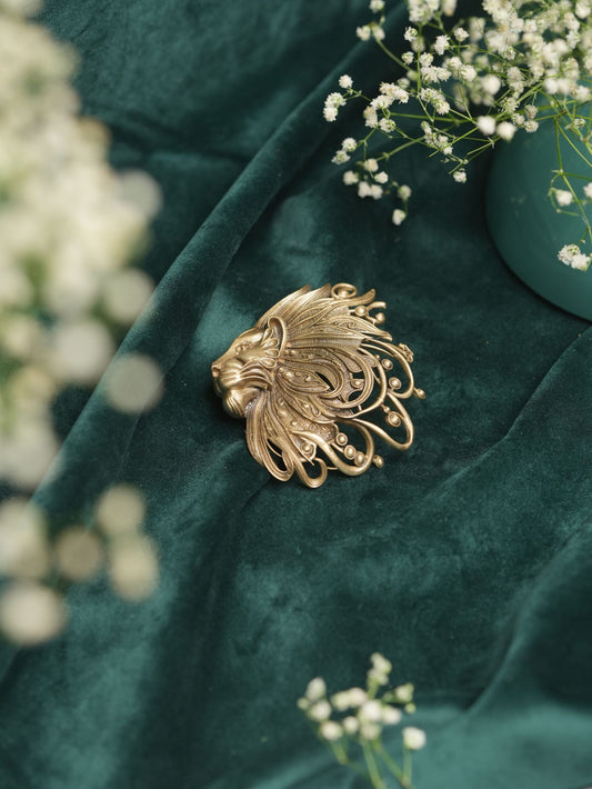 Superb Simba Brooch