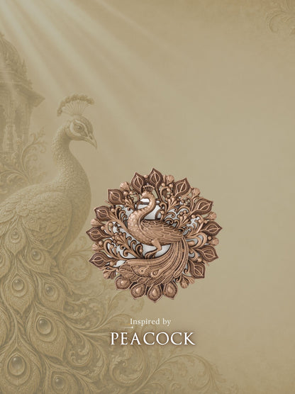 Royal Peacock Brooch