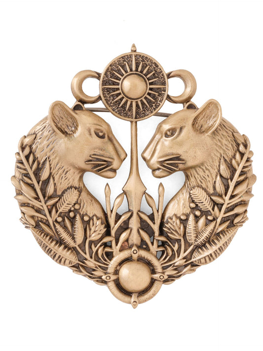 Regal Panther Emblem Brooch