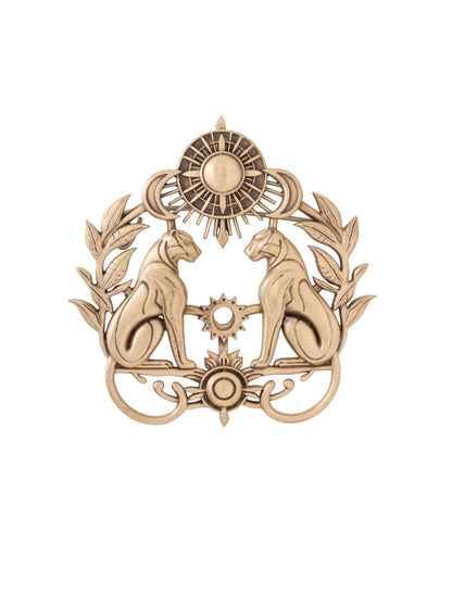 Eternal Feline Harmony Brooch
