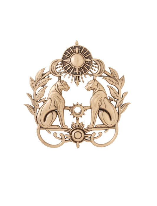 Eternal Feline Harmony Brooch