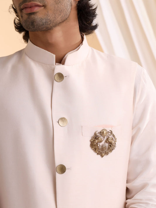 Twin Tigers Celestial Brooch