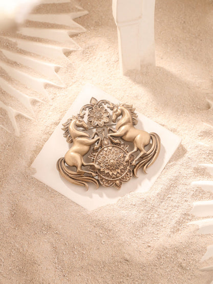 Noble warhorse Harmony Brooch