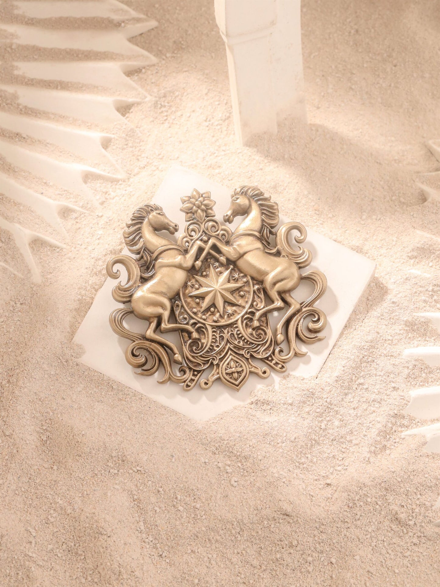 Royal Stallion Crest Brooch