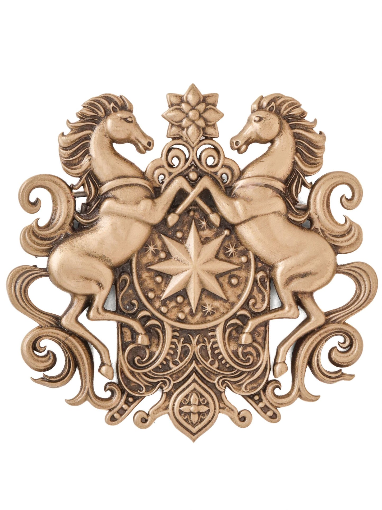 Royal Stallion Crest Brooch