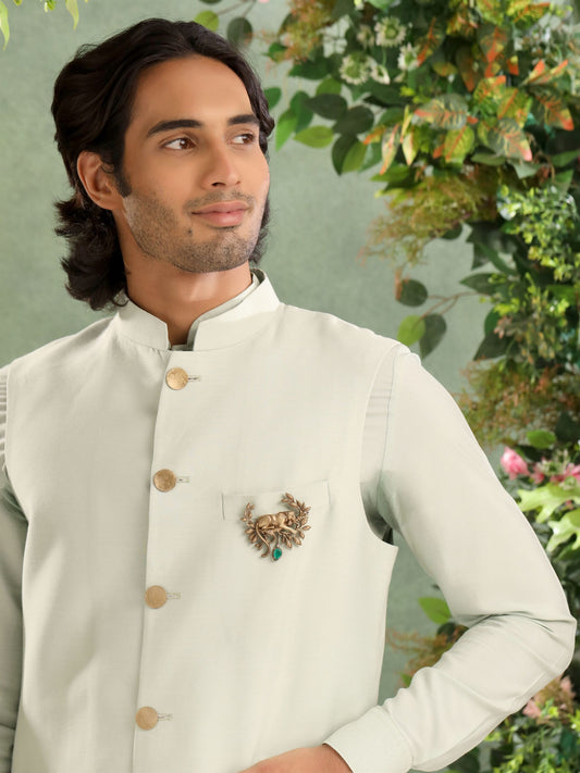 Majestic Panther Power Brooch