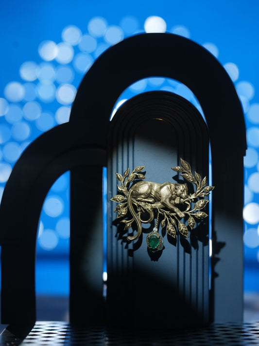 Majestic Panther Power Brooch