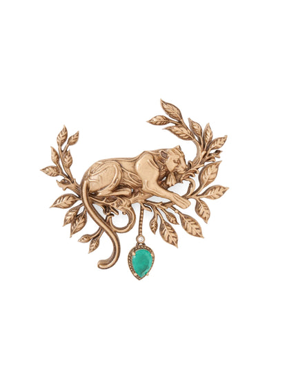 Majestic Panther Power Brooch
