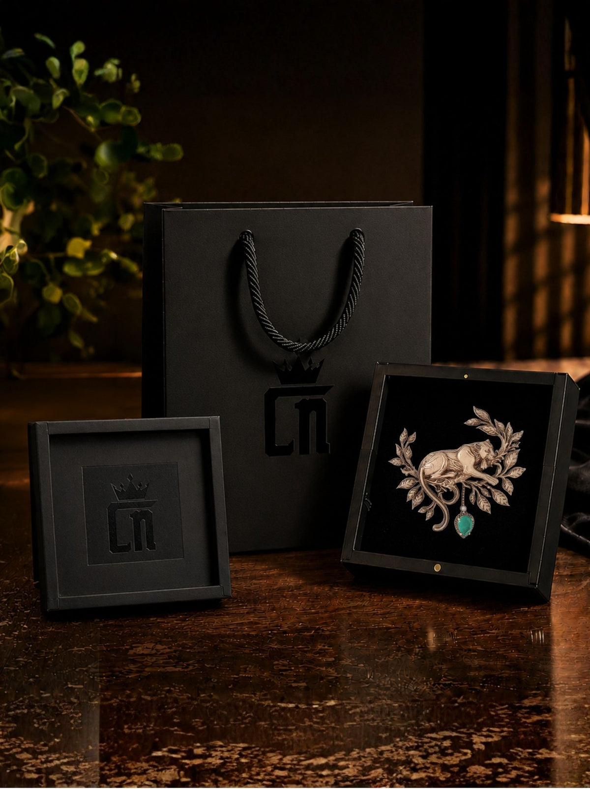 Majestic Panther Power Brooch