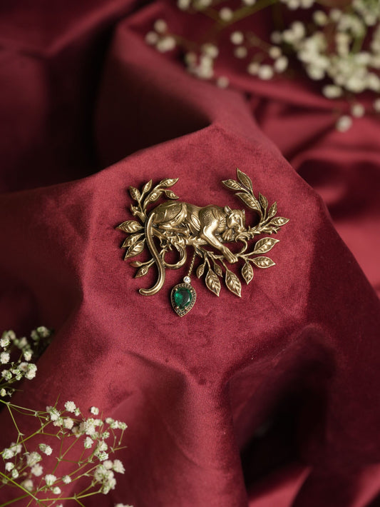 Majestic Panther Power Brooch