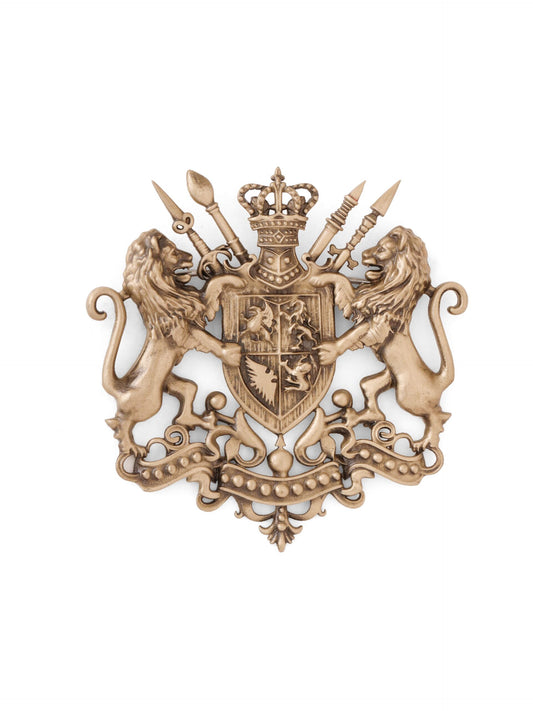 Royal Crest Lion Brooch